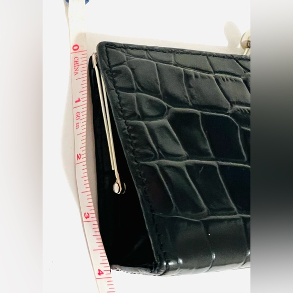 BURBERRY Alligator Embossed Wristlet - Picture 15 of 15